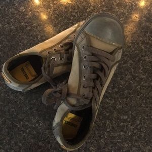 Diesel Men’s sneakers size 10, army green & tan